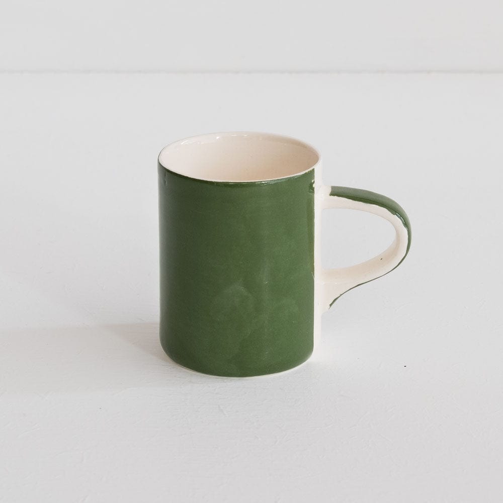Musango Chinaware Musango Demi Mugs Plain Wash / Moss Green 13258