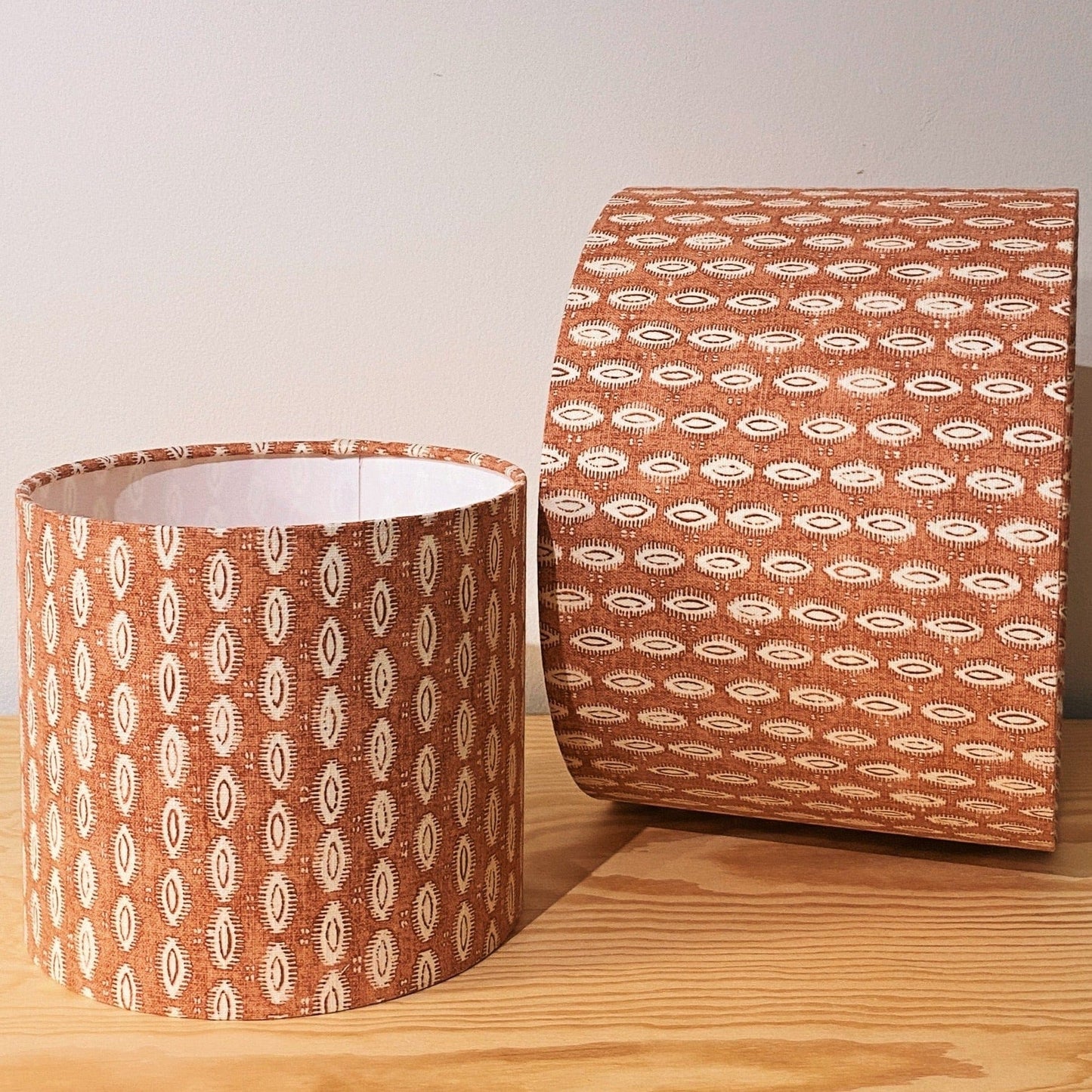 RJH Made Rusty Geometric Lampshade