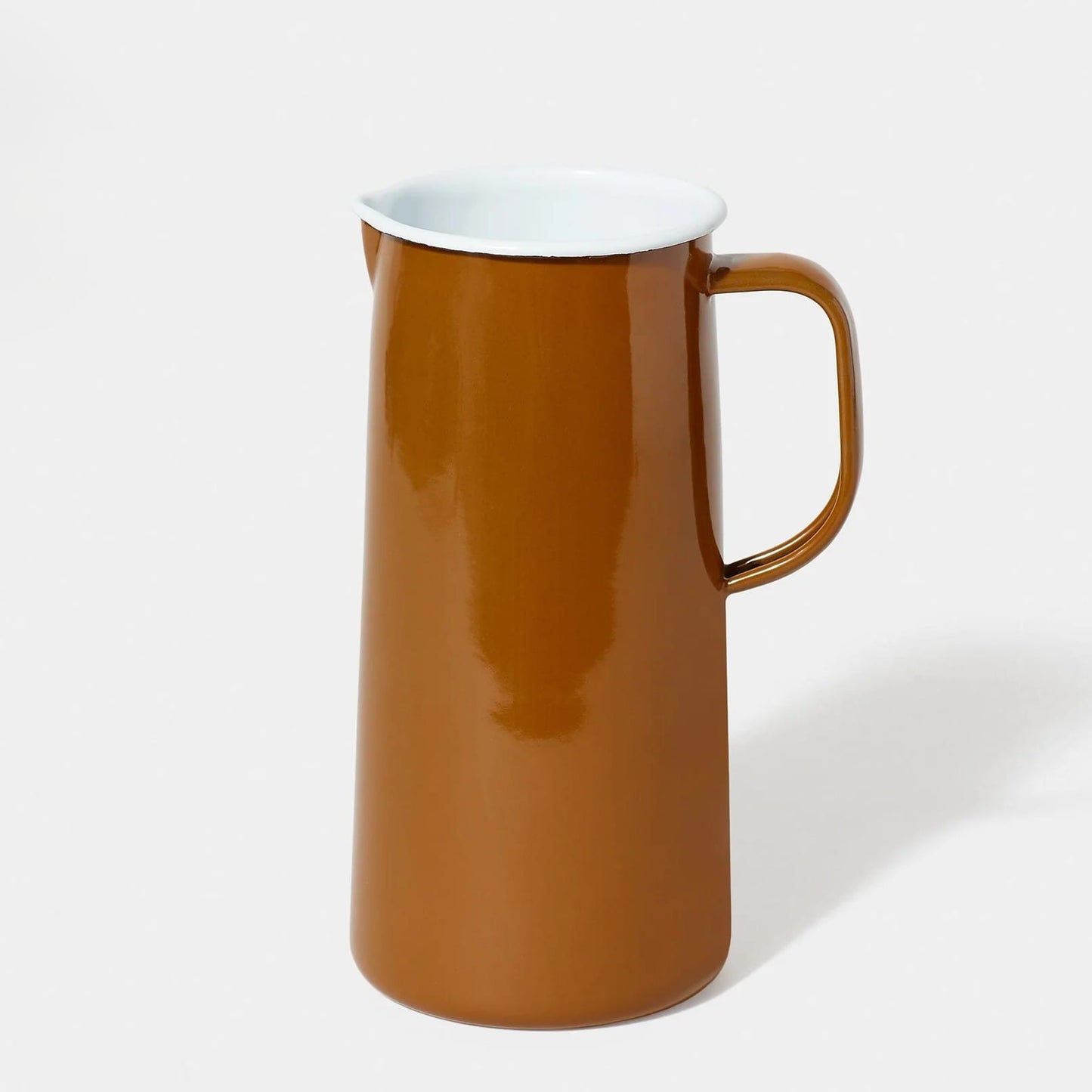 Kitchenalia 3 Pint Enamel Jug Salted Caramel 25700