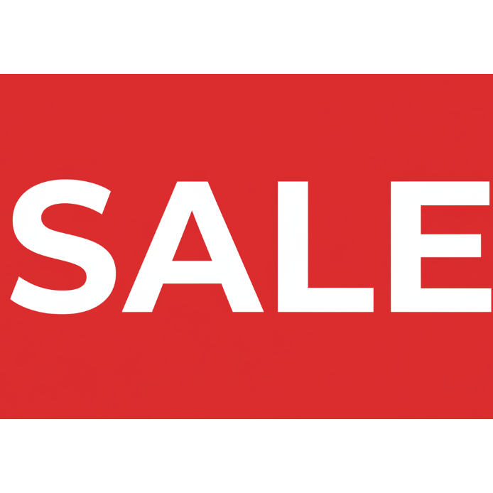 Sale Text larger
