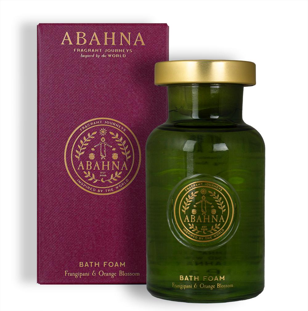 Creams & Ointments Abahna Bath Foam 150ml Frangipani & Orange Blossom 25030