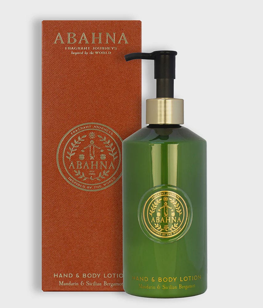 Creams & Ointments Abahna Hand & Body Lotion 300ml Mandarin & Sicilian Bergamot 25037