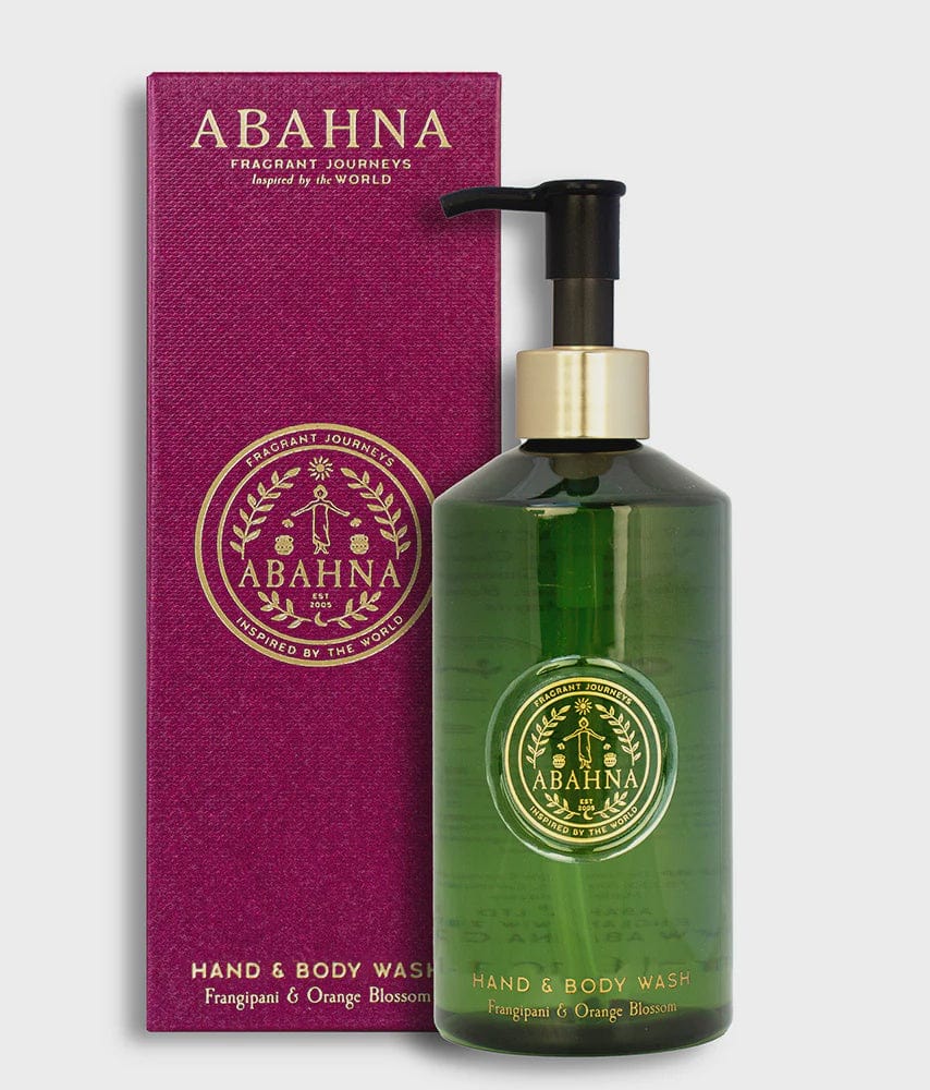 Creams & Ointments Abahna Hand & Body Wash 300ml Frangipani & Orange Blossom 25033