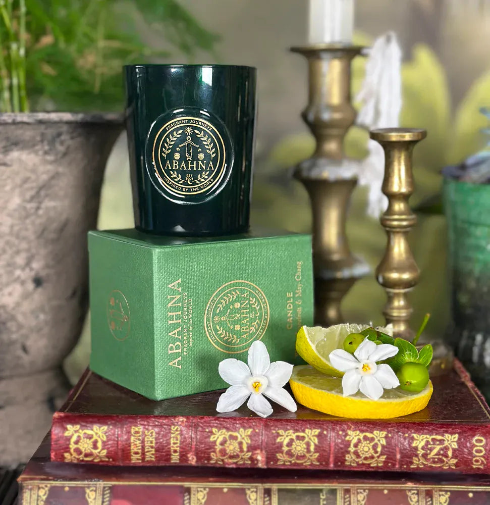 All Year Abahna Scented Candle - White Grapefruit & May Chang - 40% Off 28305
