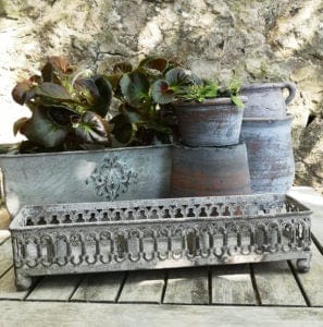 Candles Antique Candle Tray - Filigree 26181