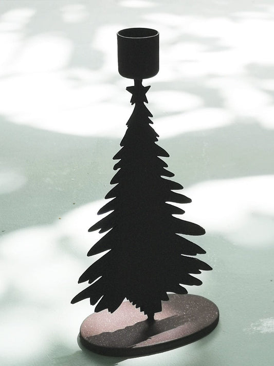 Candles Antique Rust Fir Tree Candleholder 26189