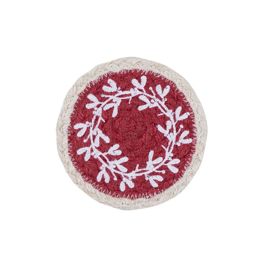 Placemats Berry Jute Coasters - Set of 6 26689