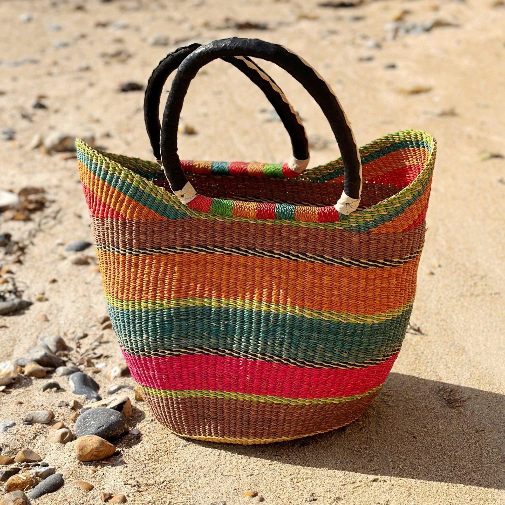 Ghanaian Baskets Bolga Artisan Basket - 20476 20476