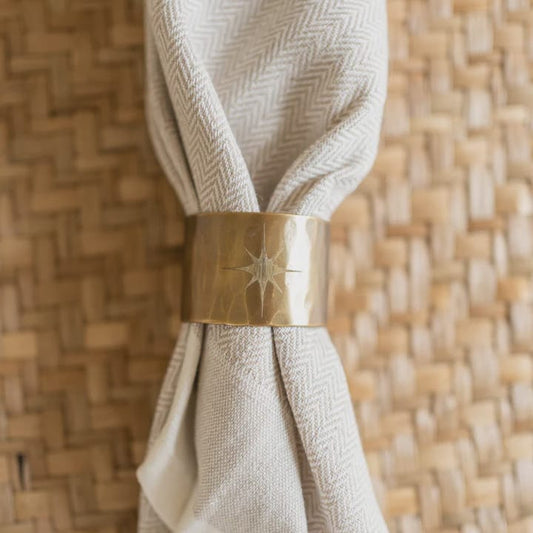 Misc Brass Star Napkin Ring 23462