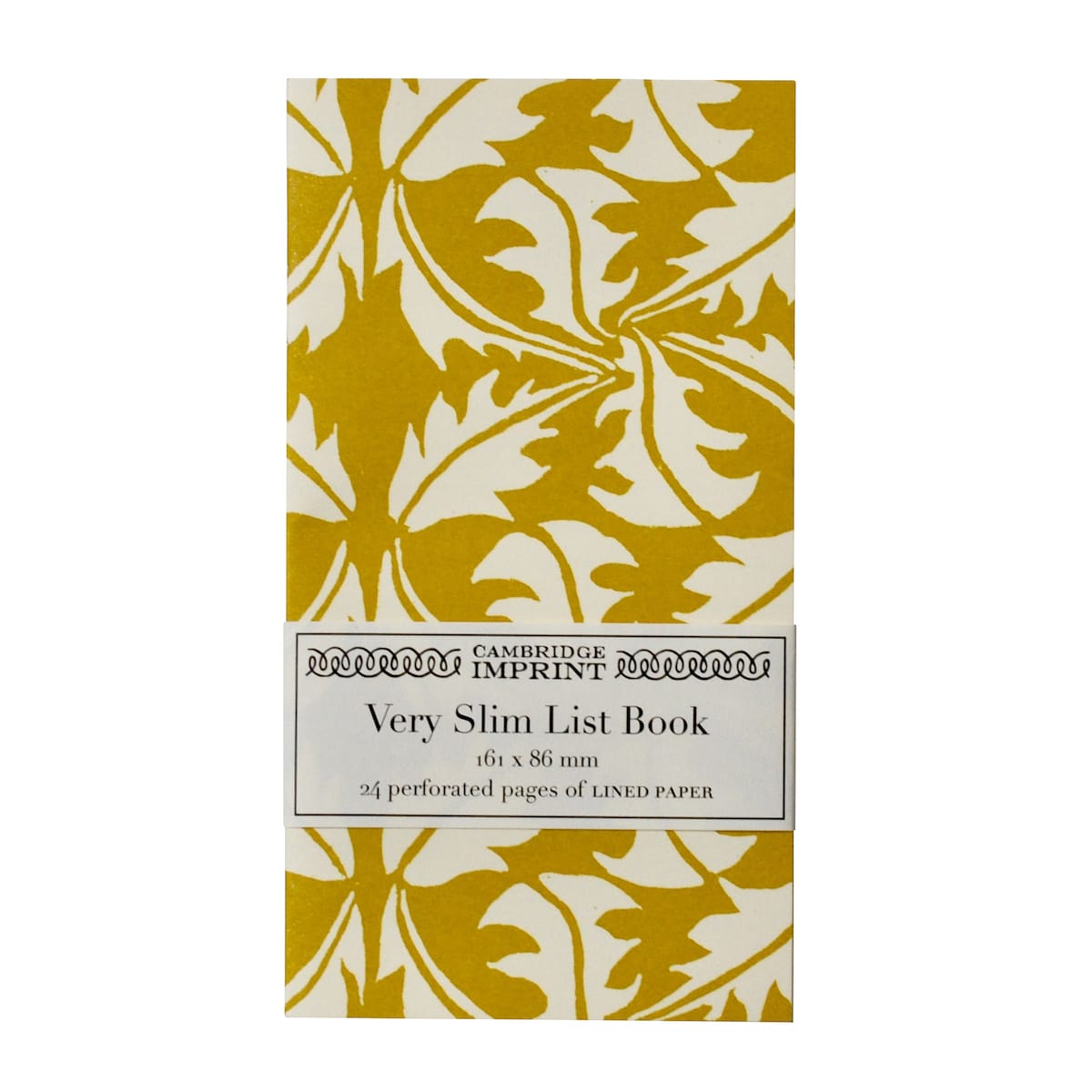 Greetings Cards & Stationery Cambridge Imprint - Very Slim List Book Dandelion Turmeric 25985