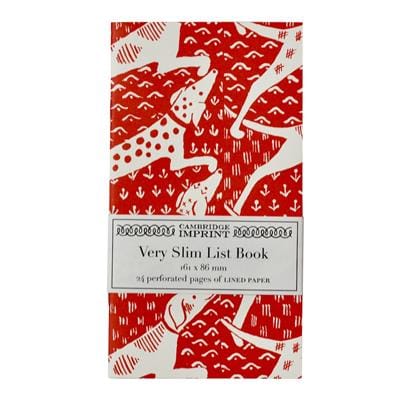 Greetings Cards & Stationery Cambridge Imprint - Very Slim List Book Dogs 23429