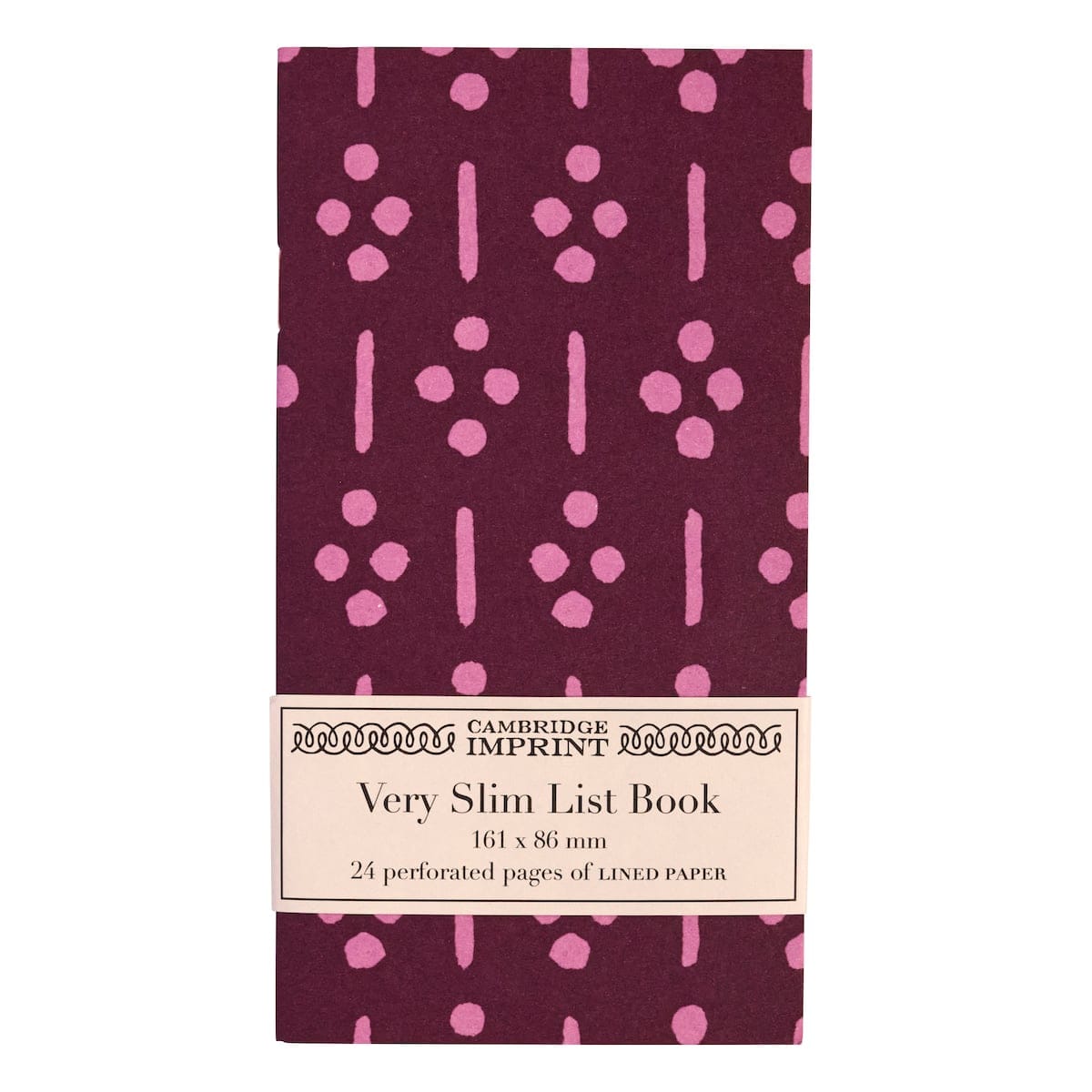 Greetings Cards & Stationery Cambridge Imprint - Very Slim List Book Ugizawa Damson 27134