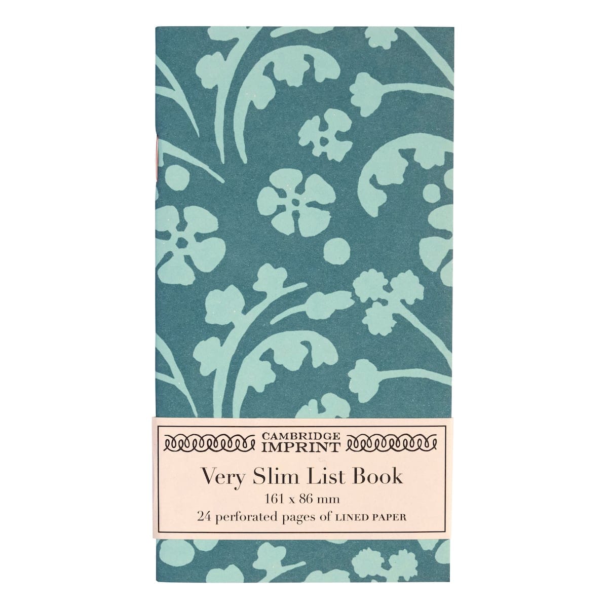 Greetings Cards & Stationery Cambridge Imprint - Very Slim List Book Wildflowers Blue 27124