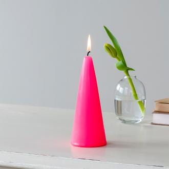 Cone Candle - Cone Bright Pink / Small 22912