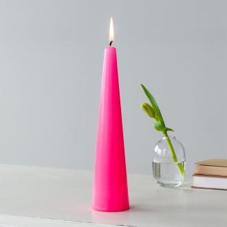 Cone Candle - Cone Bright Pink / Tall 22915