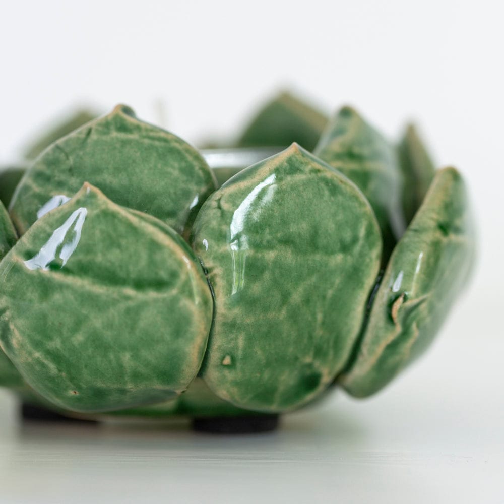 Candles Candle Holder - Artichoke Green Tealight 24523
