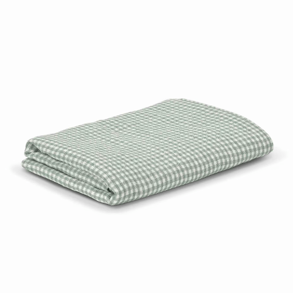 Tablecloths Checked Linen Tablecloth - Rosemary 140 x 230cm 25000