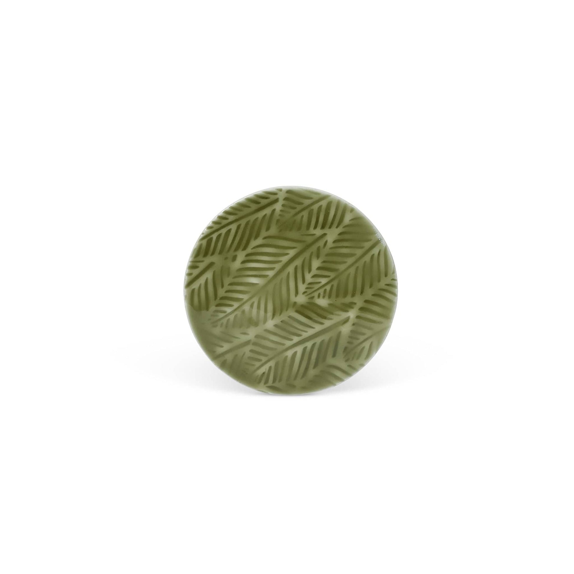 Kitchenalia Coasters - Alvescot Enamel - Moss Green - Set of 4 24477