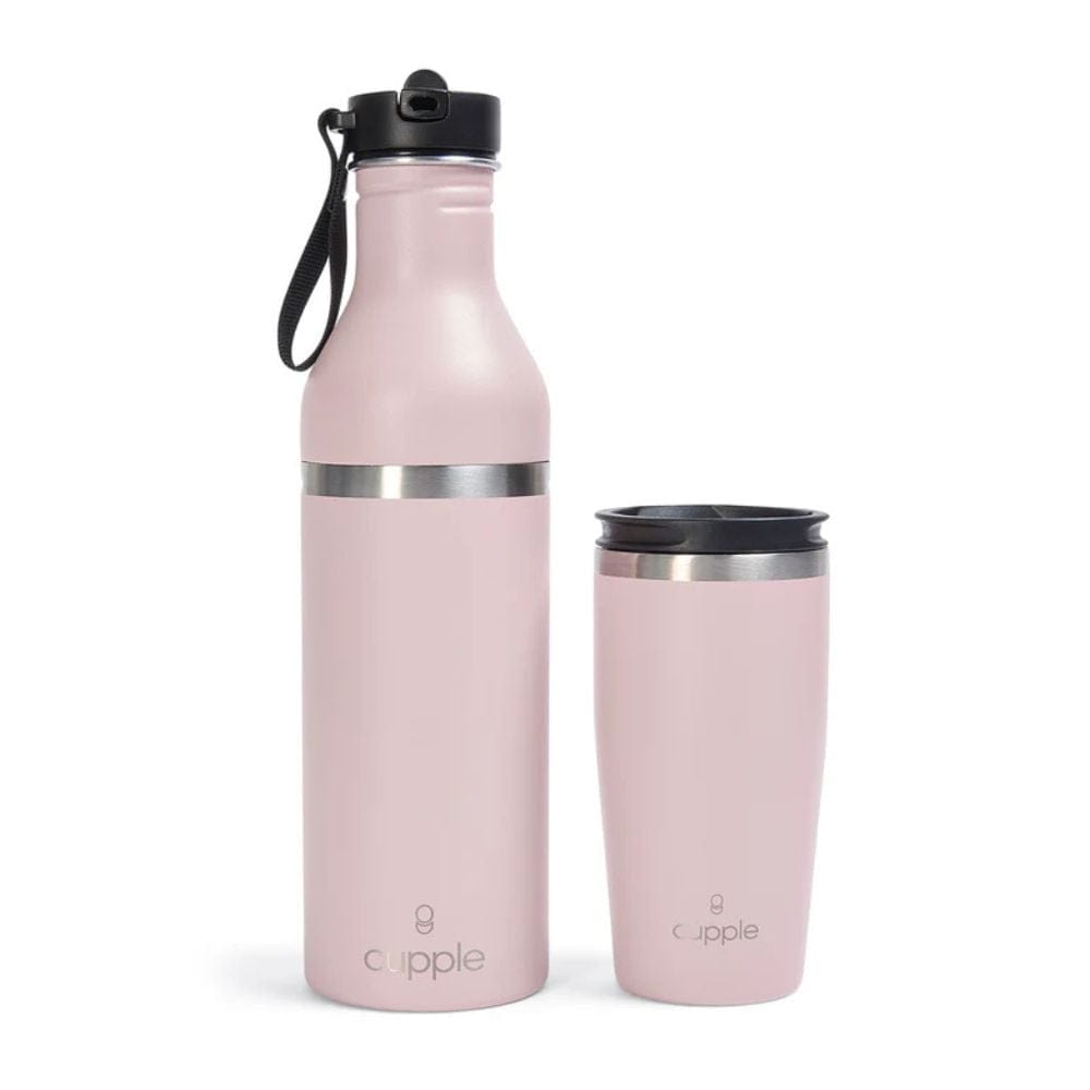 Kitchenalia Cupple Flask & Drinking Cup Blush Pink 26849