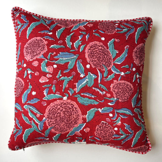 Cushions Cushion - Giant Blooms on Cherry 25691