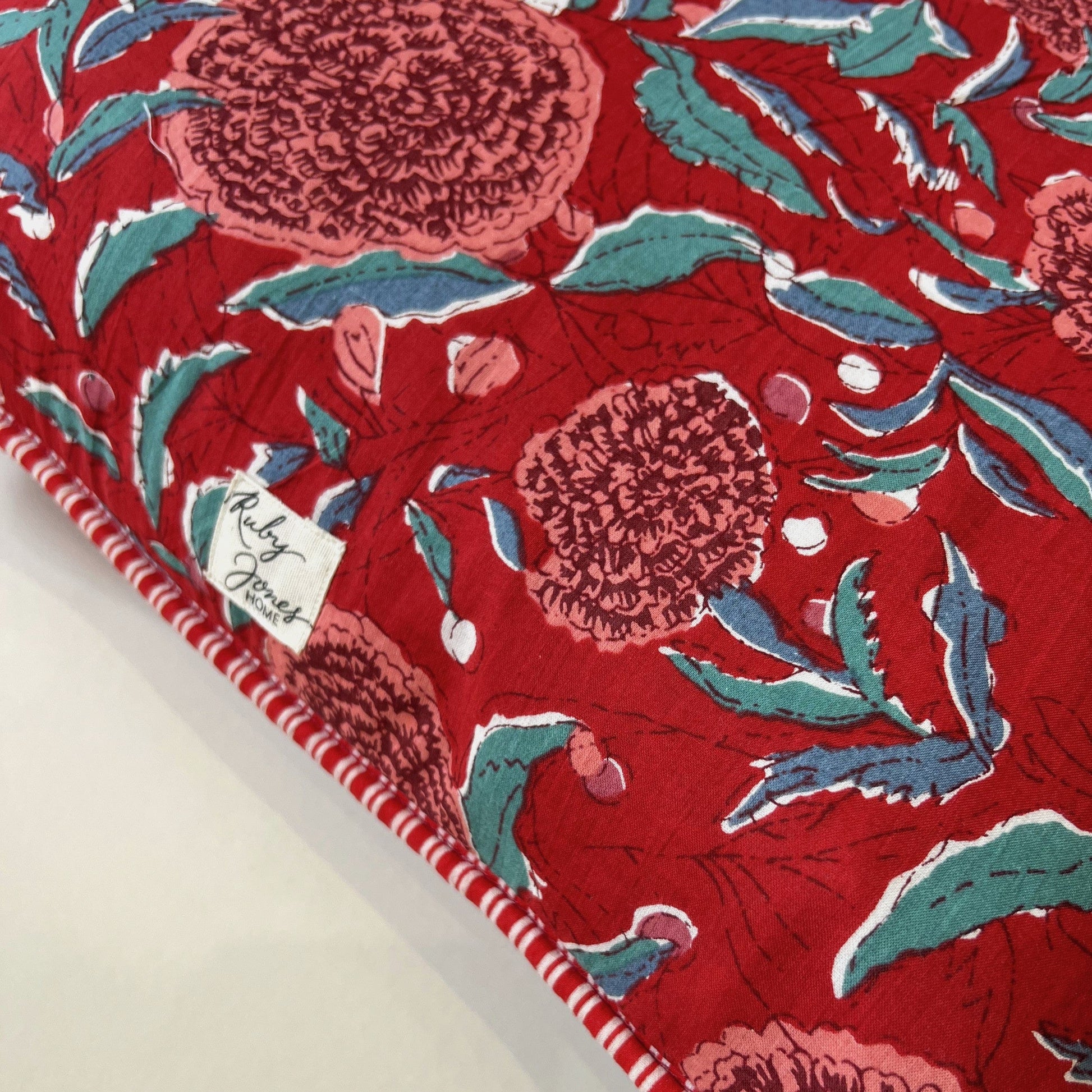 Cushions Cushion - Giant Blooms on Cherry 25691