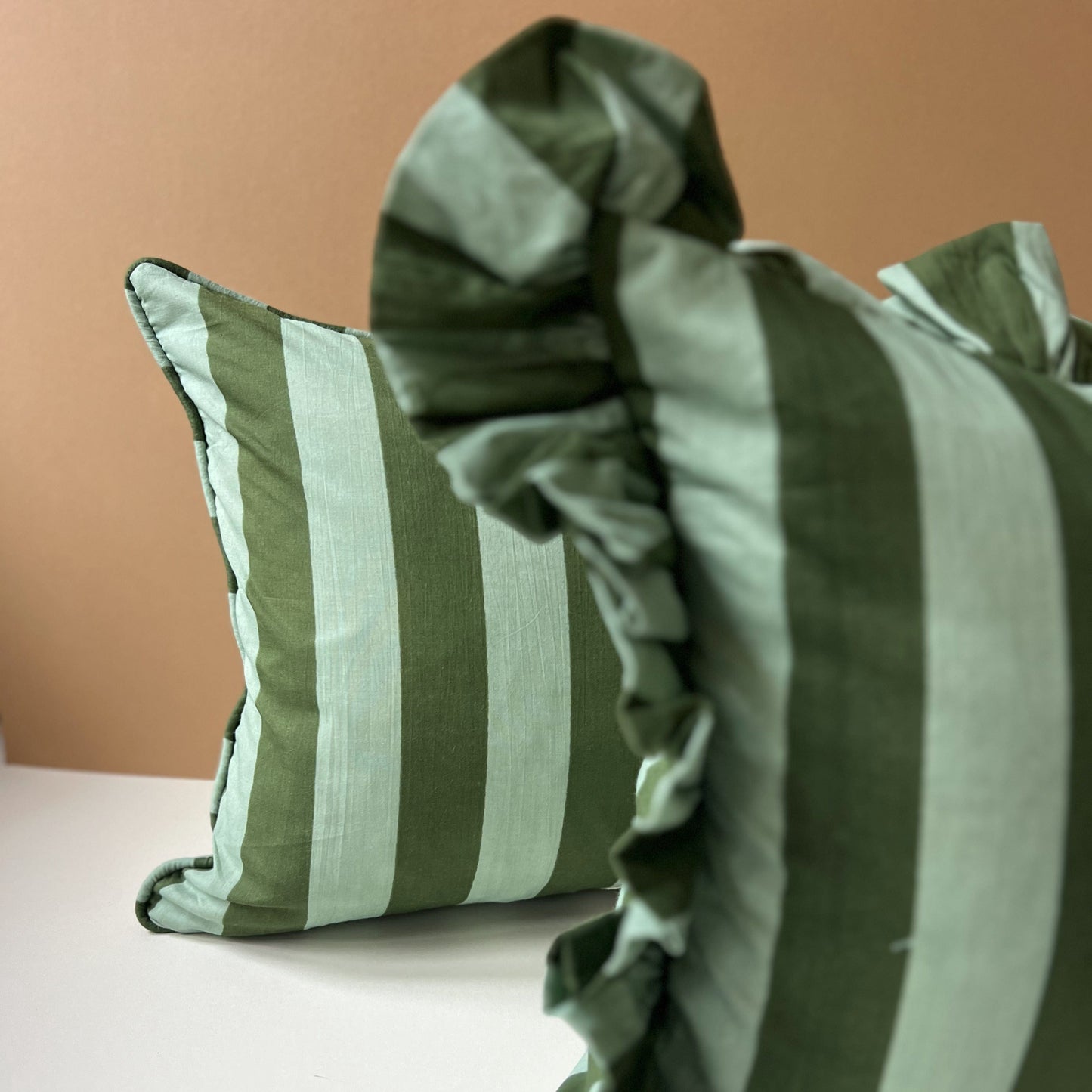 Cushions Cushion - Green Lawn Stripe 40x50cm