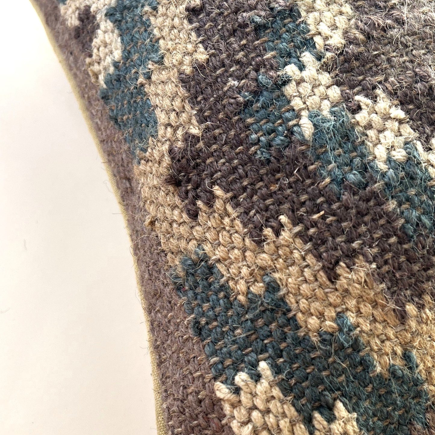 Cushions Cushion - Handwoven Kilim/ Mole & Duck Blue 24635