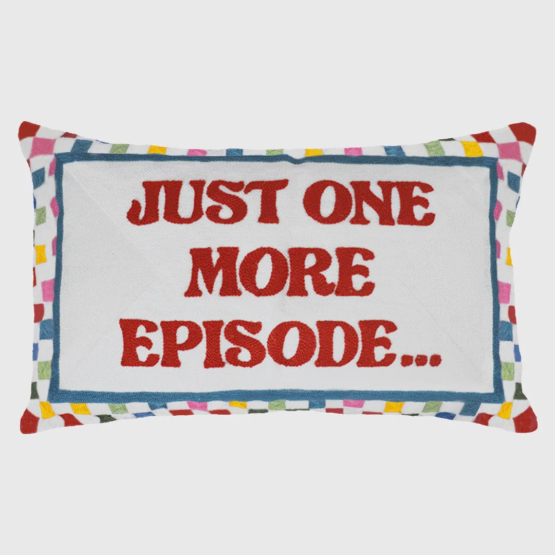 Xmas Cushion - Just One More Episode Needlepoint 23540