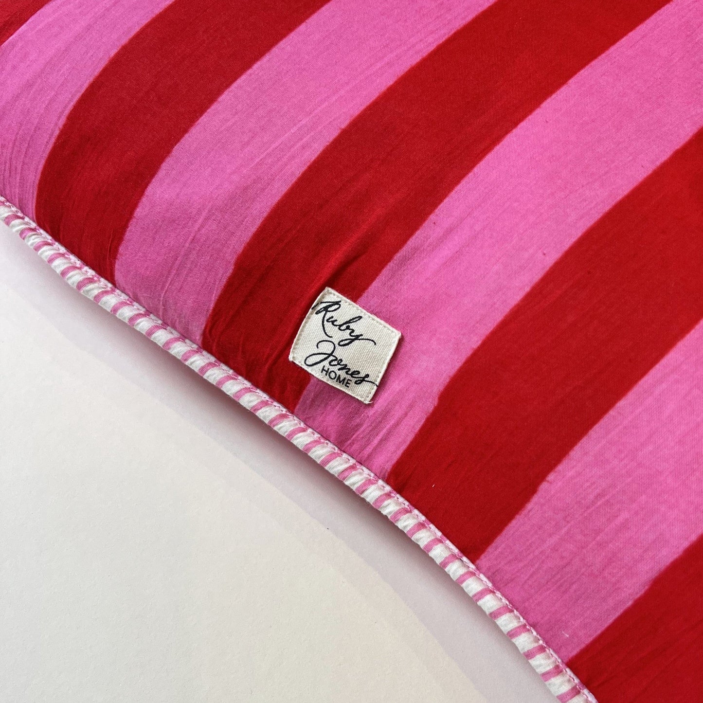 Cushions Cushion - Scarlett & Pink Wide Stripe 25699