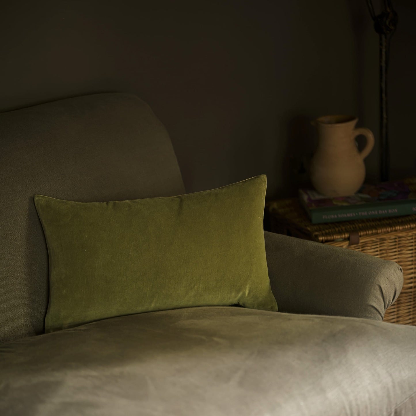 Cushions Cushion - Velvet, Lichen 30x50cm 26837