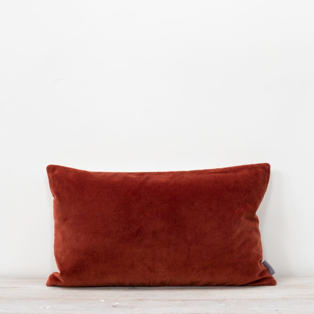Cushions Cushion - Velvet, Rust 30x50cm 23451