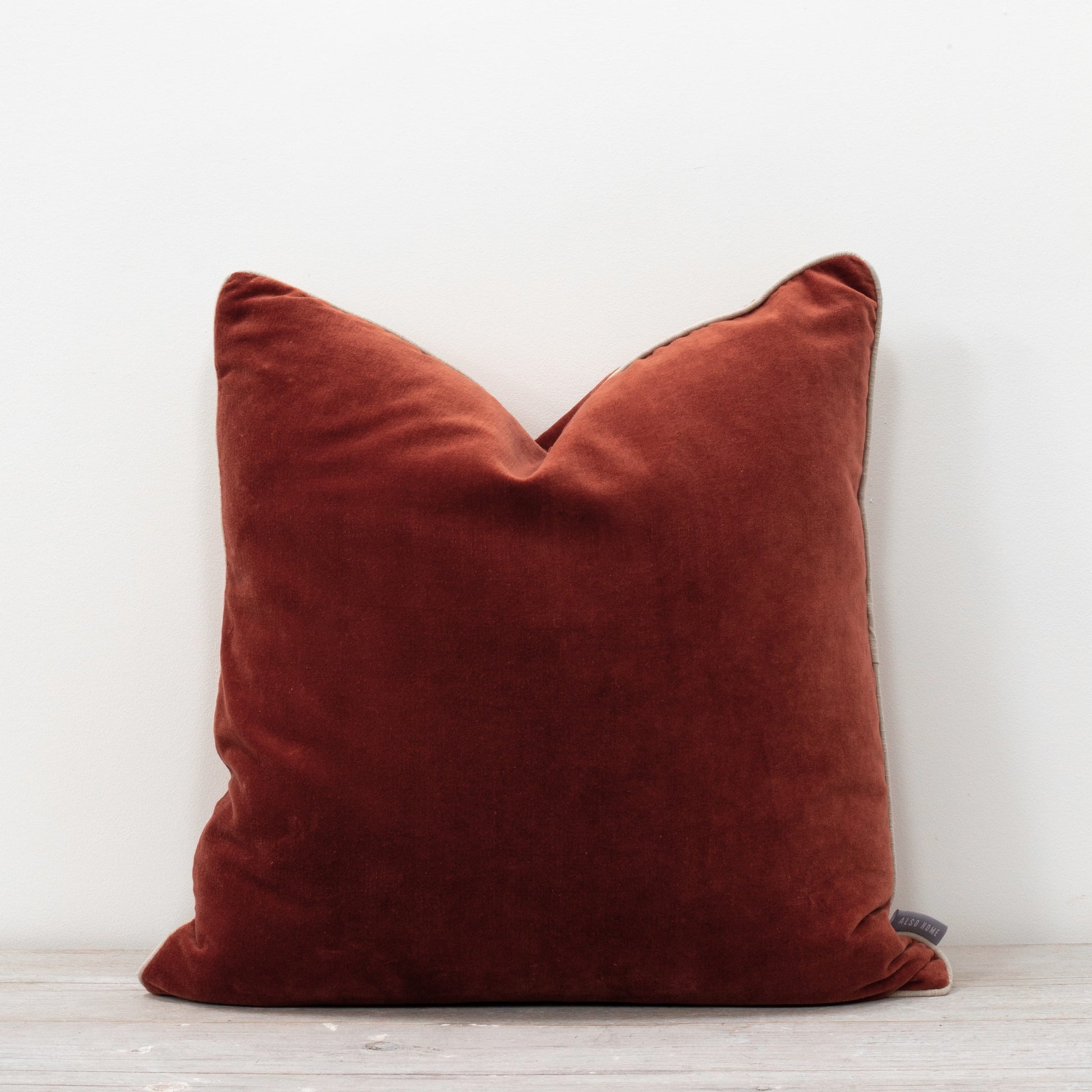Cushions Cushion - Velvet, Rust 50x50cm 23452
