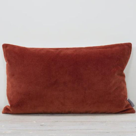 Cushions Cushion - Velvet, Rust