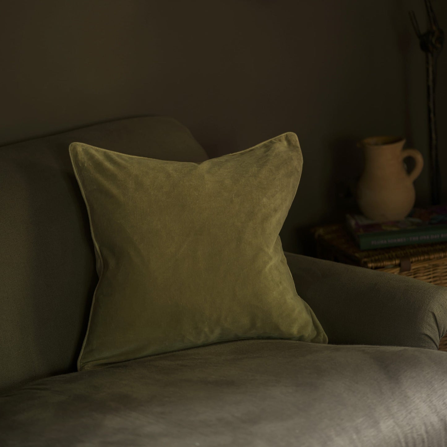 Cushions Cushion - Velvet, Taupe 50x50cm 26549