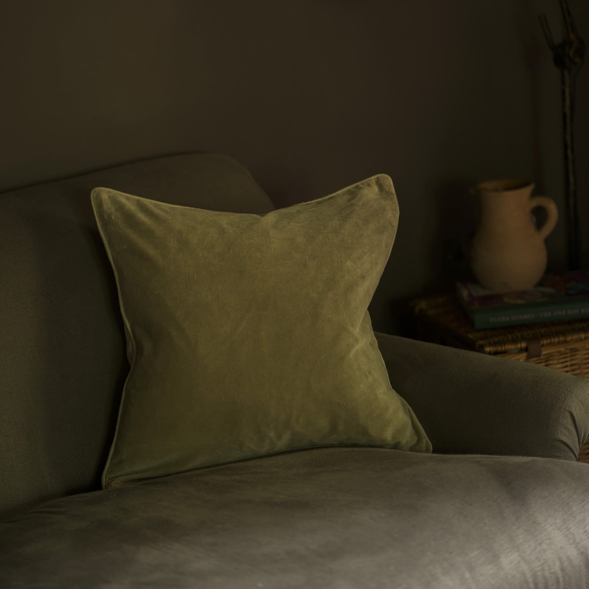 Cushions Cushion - Velvet, Taupe 50x50cm 26549