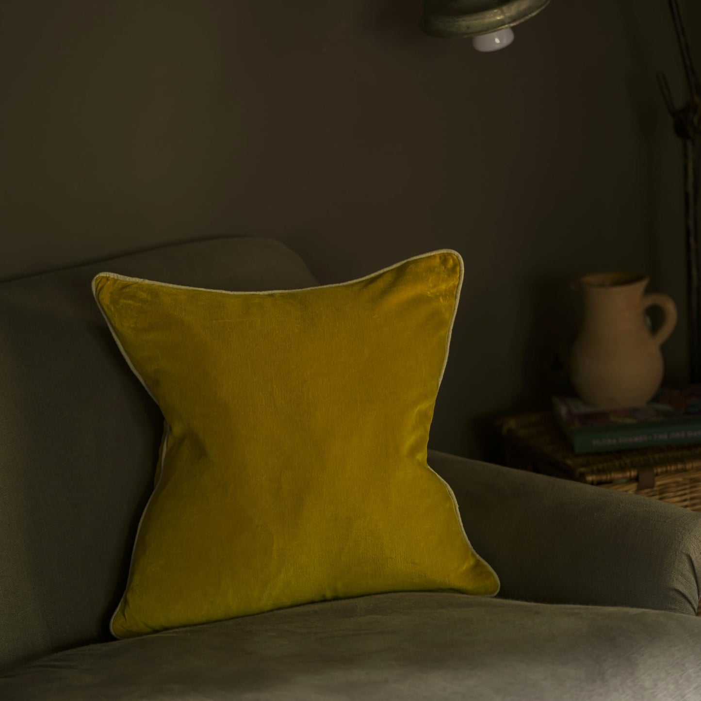 Cushions Cushion - Velvet, Turmeric 50x50cm 24369