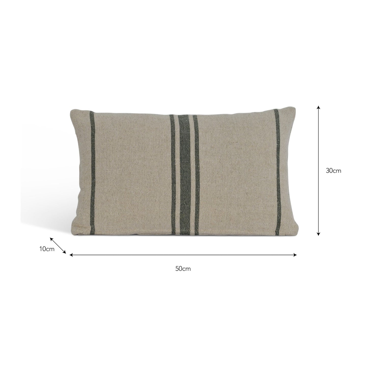 Cushions Cushion - Windrush Stripe/ Forest Green 25091