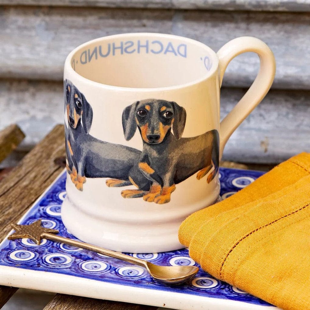 Mugs EB Black & Tan Dachshund ½pt Mug 24566