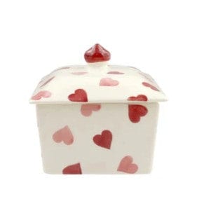 Other EB Products EB Pink Hearts Small Butter Dish 24585