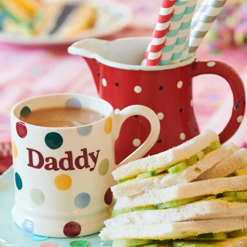 Mugs EB Polka Dot Daddy ½pt Mug 24559