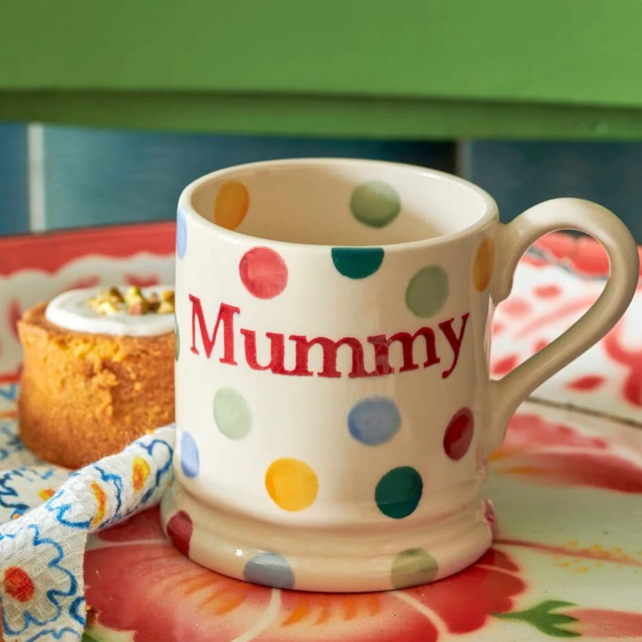 Mugs EB Polka Dot Mummy ½pt Mug 24558