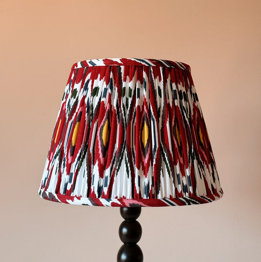 Empire Empire Lampshade - Red & Gold Ikat