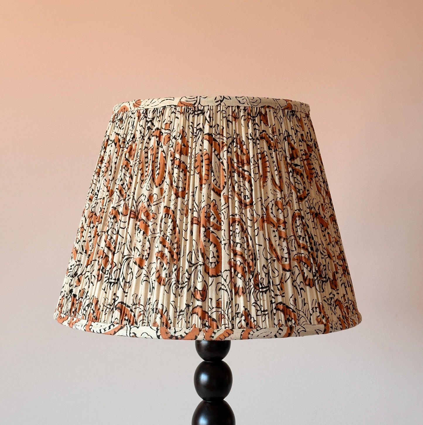 Empire Empire Lampshade - Sepia Paisley on Cream