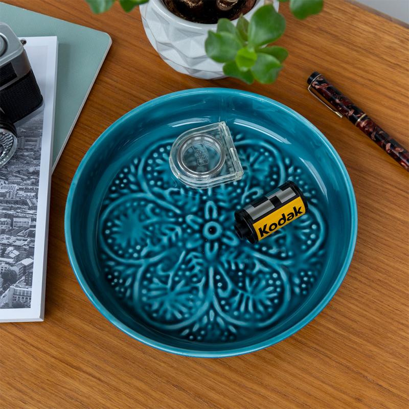 Kitchenalia Enamel Small Dish - 17.5cm Azure 27290