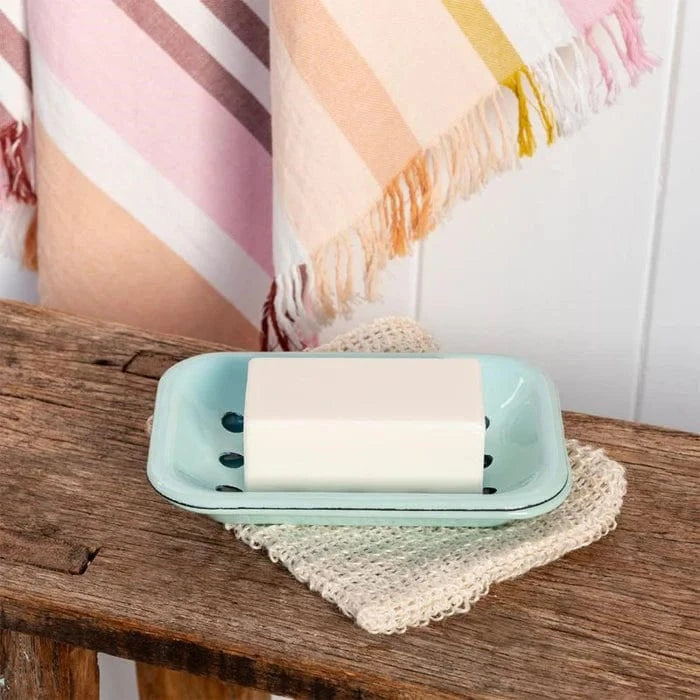 Soaps & Soap Dishes Enamel Soap Dish - Two Part Green 25116