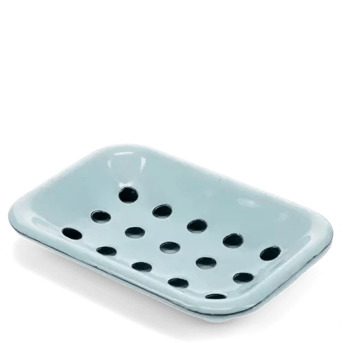 Soaps & Soap Dishes Enamel Soap Dish - Two Part