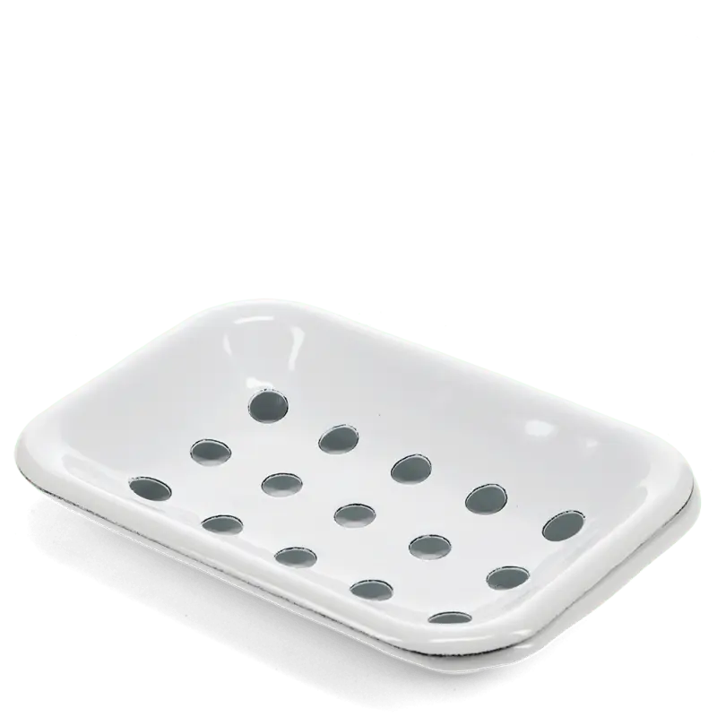 Soaps & Soap Dishes Enamel Soap Dish - Two Part