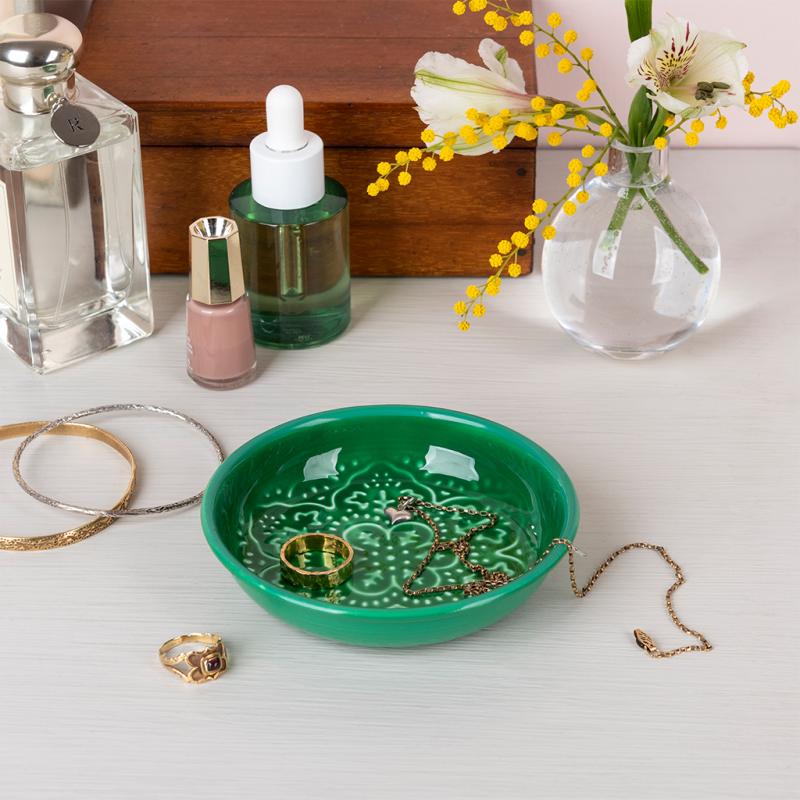 Kitchenalia Enamel Tiny Dish - 10cm Emerald 27275