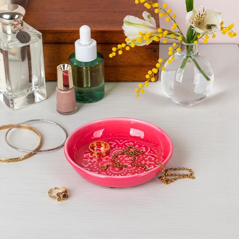 Kitchenalia Enamel Tiny Dish - 10cm Flamingo 27274