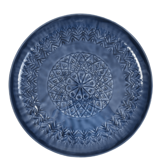 Kitchenalia Enamel Tray - Fiskardo Blue 24994